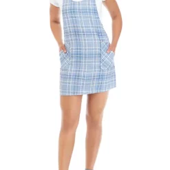As U Wish Juniors' Sleeveless Pinafore Dress -As U Wish Sales Belk 100