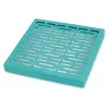 Hide+seek SUPPLY CO Breeze Block Metal Wall Tile: 7" x 7" Turquoise -As U Wish Sales Belk 1000