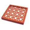 Hide+seek SUPPLY CO Breeze Block Metal Wall Tile: 7" x 7" Orange 2 Hide+seek SUPPLY CO Breeze Block Metal Wall Tile: 7" x 7" Orange -As U Wish Sales Belk 1012