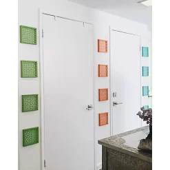 Hide+seek SUPPLY CO Breeze Block Metal Wall Tile: 7" x 7" Orange -As U Wish Sales Belk 1014