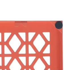 Hide+seek SUPPLY CO Breeze Block Metal Wall Tile: 7" x 7" Orange -As U Wish Sales Belk 1016