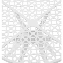 Hide+seek SUPPLY CO Breeze Block 19" Metal Round Patio Table-White 12 Hide+seek SUPPLY CO Breeze Block 19" Metal Round Patio Table-White -As U Wish Sales Belk 1028