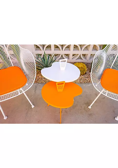 Hide+seek SUPPLY CO Genie Mod Shaped Metal Side Table (Taller)-White 7 Hide+seek SUPPLY CO Genie Mod Shaped Metal Side Table (Taller)-White - Image 5