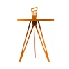 Hide+seek SUPPLY CO Nelson Mod Shaped Metal Side Table (Shorter)-Orange -As U Wish Sales Belk 1059