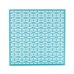 Hide+seek SUPPLY CO Breeze Block Metal Wall Tile: 15.5" x 15.5" Turquoise -As U Wish Sales Belk 1092