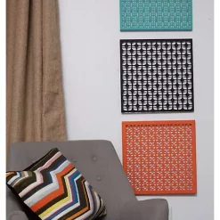 Hide+seek SUPPLY CO Breeze Block Metal Wall Tile: 15.5" x 15.5" Turquoise -As U Wish Sales Belk 1094