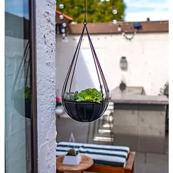 Hide+seek SUPPLY CO Raindrop Planters-set of 2 (small + large)-matte black -As U Wish Sales Belk 1156