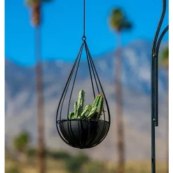 Hide+seek SUPPLY CO Raindrop Planters-set of 2 (small + large)-matte black -As U Wish Sales Belk 1158