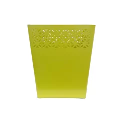 Hide+seek SUPPLY CO Breeze Block Tapered Metal WasteBin-Lemon -As U Wish Sales Belk 1173