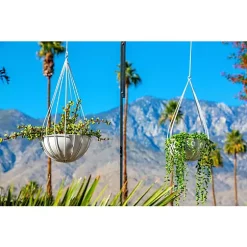 Hide+seek SUPPLY CO Raindrop Planters-set of 2 (small + large)-glossy white -As U Wish Sales Belk 1188