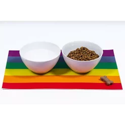 Hide+seek SUPPLY CO Pride Placemats (set of 4)-Classic Rainbow