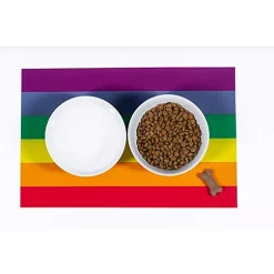 Hide+seek SUPPLY CO Pride Placemats (set of 4)-Classic Rainbow -As U Wish Sales Belk 1191