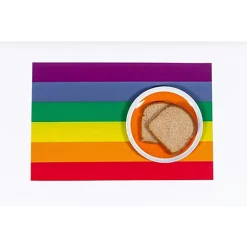 Hide+seek SUPPLY CO Pride Placemats (set of 4)-Classic Rainbow -As U Wish Sales Belk 1192