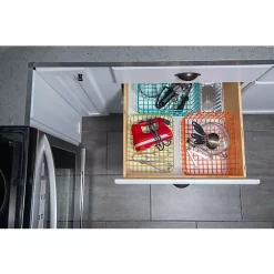 Hide+seek SUPPLY CO Loop Heavy-Duty Wire Bin-Large-Turquoise -As U Wish Sales Belk 1198