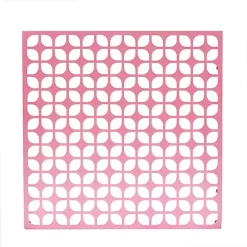 Hide+seek SUPPLY CO Breeze Block Metal Wall Tile: 15.5" x 15.5" Pink -As U Wish Sales Belk 1209