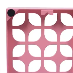Hide+seek SUPPLY CO Breeze Block Metal Wall Tile: 15.5" x 15.5" Pink -As U Wish Sales Belk 1211