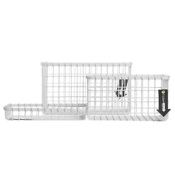 Hide+seek SUPPLY CO Loop Heavy-Duty Wire Bin-Large-White -As U Wish Sales Belk 1225