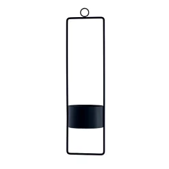 Hide+seek SUPPLY CO Upright Hanging Planter-small-black -As U Wish Sales Belk 1233