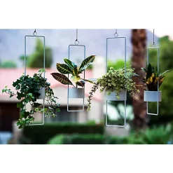 Hide+seek SUPPLY CO Upright Hanging Planter-small-white -As U Wish Sales Belk 1250