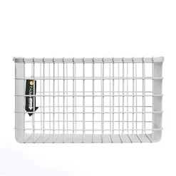 Hide+seek SUPPLY CO Loop Heavy-Duty Wire Bin-Small-White