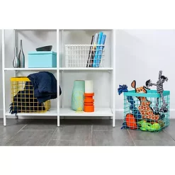 Hide+seek SUPPLY CO Loop Heavy-Duty Wire Bin-Small-White -As U Wish Sales Belk 1259