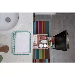 Hide+seek SUPPLY CO Loop Heavy-Duty Wire Bin-Shallow-Turquoise-set of 4 -As U Wish Sales Belk 1277