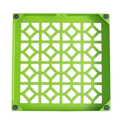 Hide+seek SUPPLY CO Breeze Block Metal Wall Tile: 7" x 7" Greenery -As U Wish Sales Belk 1298
