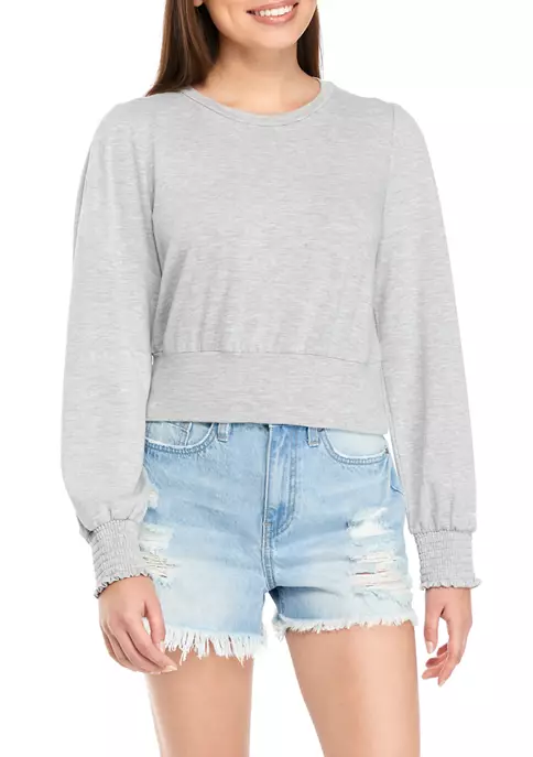 As U Wish Juniors' Sleeveless Floral Print Dress with Tie Front Cardigan 5 As U Wish Juniors' Sleeveless Floral Print Dress with Tie Front Cardigan - Image 3