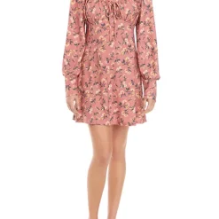 As U Wish Juniors' Lantern Sleeve Floral Dress 9 As U Wish Juniors' Lantern Sleeve Floral Dress -As U Wish Sales Belk 186