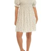 As U Wish Juniors' Short Puff Sleeve Dress 1 As U Wish Juniors' Short Puff Sleeve Dress -As U Wish Sales Belk 229