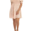 As U Wish Juniors' Short Puff Sleeve Dress -As U Wish Sales Belk 25