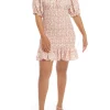 As U Wish Juniors' Puff Sleeve Floral Smocked Dress -As U Wish Sales Belk 264