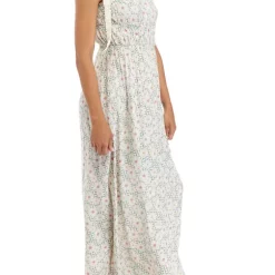As U Wish Juniors' Tie Sleeve Floral Split Leg Maxi Dress 8 As U Wish Juniors' Tie Sleeve Floral Split Leg Maxi Dress -As U Wish Sales Belk 286