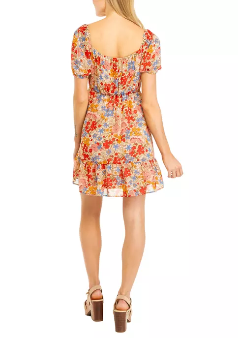 As U Wish Juniors' Long Sleeve Emma Midi Dress 5 As U Wish Juniors' Long Sleeve Emma Midi Dress - Image 3