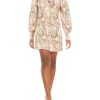 As U Wish Juniors' Lantern Sleeve Floral Dress