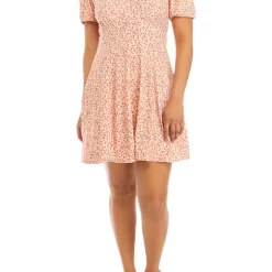 As U Wish Juniors' V-Neck Swing Dress