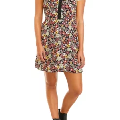 As U Wish Juniors' 3/4 Sleeve Mock Swing Dress -As U Wish Sales Belk 36