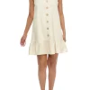 As U Wish Junior's Linen Drop Waist Dress -As U Wish Sales Belk 377