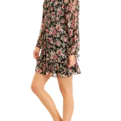 As U Wish Juniors' Long Sleeve Smocked Tie Sleeve Dress 8 As U Wish Juniors' Long Sleeve Smocked Tie Sleeve Dress -As U Wish Sales Belk 420