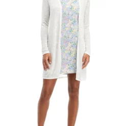 As U Wish Juniors' Long Sleeve Belted Dress with Cardigan -As U Wish Sales Belk 427