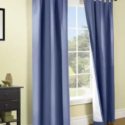 Commonwealth Home Fashions Weathermate Tab Top Panel Curtain Pair