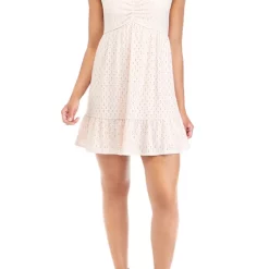 As U Wish Juniors' Sleeveless Eyelet Tank Dress -As U Wish Sales Belk 45