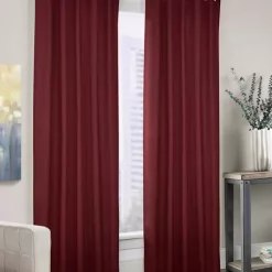 Commonwealth Home Fashions Prescott Tab Top Panel Curtain Pair