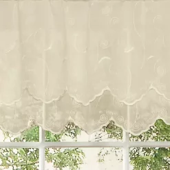 Commonwealth Home Fashions Hathaway Double Scalloped Valance