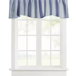Commonwealth Home Fashions Ticking Stripe Valance -As U Wish Sales Belk 486