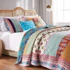 Commonwealth Home Fashions Greenland Home Thalia Cotton Quilt Set, 5-Piece King/Cal King, Multicolor