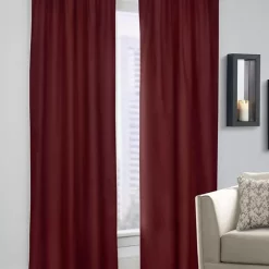 Commonwealth Home Fashions Prescott Pole Top Panel Curtain Pair