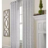 Commonwealth Home Fashions ThermaPlus Arcadia Woven Jacquard Insulated Window Curtain, Grey -As U Wish Sales Belk 723