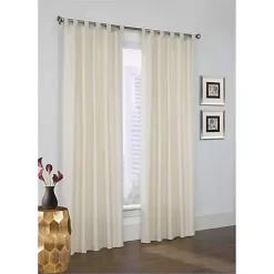 Commonwealth Home Fashions Commonwealth Thermalogic Prescott 2-Piece Fashionable and Functional Tab Top Panel - 80x63" - Chocolate -As U Wish Sales Belk 791