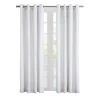 Commonwealth Home Fashions Commonwealth Harmony 71712-109 Solid Color Curtain Panel, 52" Wide by 63" Long, White -As U Wish Sales Belk 822